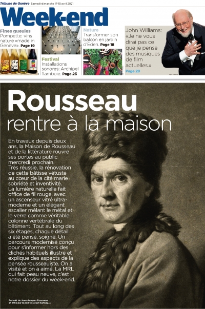 Jean-Jacques Rousseau rentre à la maison [Tribune de Genève]